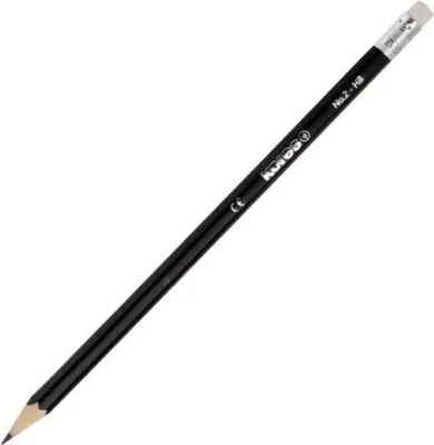 Immagine prodotto di Kores® 92600 Kores® GRAFITOS Bleistifte HB schwarz mit Radierer, 12 St.