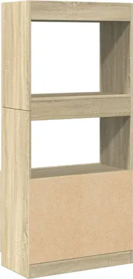 Produktbild von vidaXL Highboard Sonoma-Eiche 63x33x140 cm Holzwerkstoff