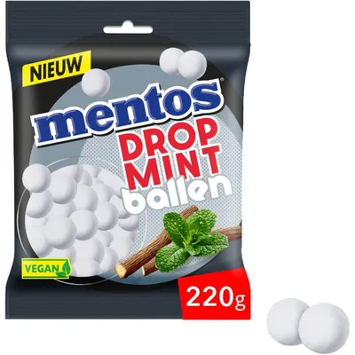 Zdjęcie produktu dla Mentos Dropmintballen (220 g)