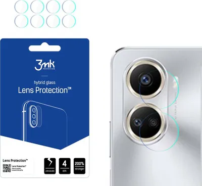 Produktbild von 3mk Hybridglas Lens Protection für Huawei Nova 10 SE Kamera Objektiv Kameralinse 0,16mm 6H (4 Stück)