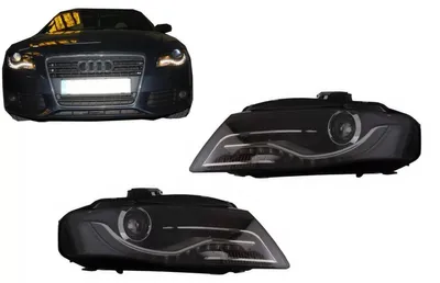 Immagine prodotto di Fari a LED per Audi A4 B8 8K 04.08-11 Luci diurne nere.