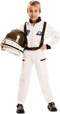 Zdjęcie produktu dla Kostium astronauty dla dzieci w kolorze beżowym 7-9 lat Dzieci w wieku 7-9 lat