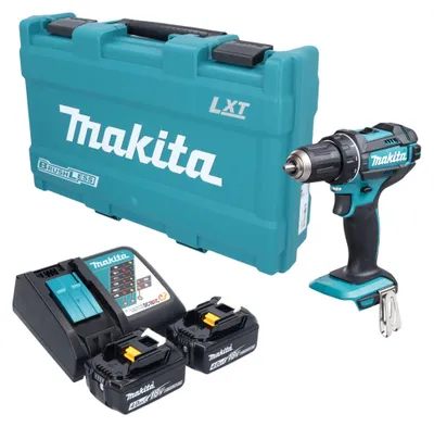 Image de Perceuse-visseuse sans fil Makita DDF 482 RMK 18 V 62 Nm + 2 batteries 4,0 Ah + chargeur + mallette