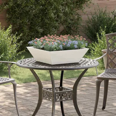 Produktbild von Maison Exclusive - Garten-Pflanzgefäß 5 stk. Weiß 50 x 50 x 15 cm