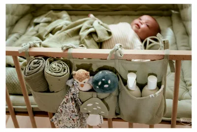 Produktbild von Mulltücher Swaddle Spucktücher Musselin 2er Set (70x70 cm) Baumwolle Sage grün