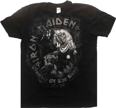 Produktbild von Iron Maiden - "Number Of The Beast" T-Shirt für Kinder RO481 (146-152) (Schwarz)