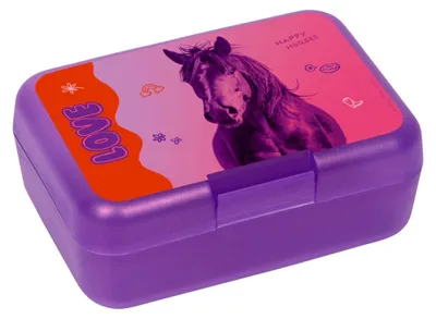 Produktbild von Coppenrath 21976 - Die Spiegelburg - I love Horses - Butterbrotdose Love
