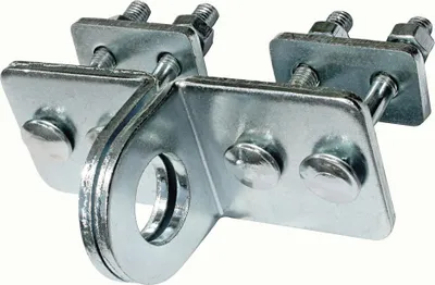 Produktbild von Überfalle für Rolltore für Vorhängeschloss 30 mm Kellerverschluß Verzinkt