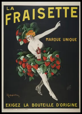 Produktbild von Plakat 50x70cm The Fraisette, Cappiello Vintage für das Wohnzimmer
