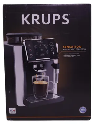 Produktbild von Krups EA910E10 , Kaffeevollautomat , schwarz-silber