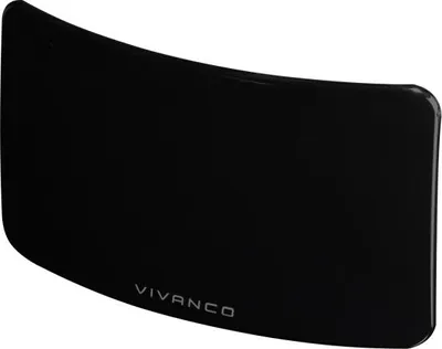 Zdjęcie produktu dla ViVanco™VVTVANTMCIRCLE, Wewnętrzna, Czarny, 2 m, DVB-T2, DVB-T, DAB+