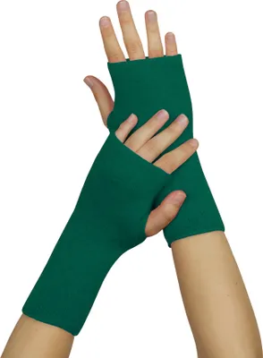 Produktbild von wobera Angora Pulswärmer oder Stulpen mit Daumenloch (Gr. 1, Farbe: jade)