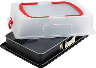 Produktbild von Dr Oetker prostokątna tortownica do pieczenia 38x25cm z pokrywką