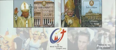 Produktbild von Briefmarken GB - Isle of Man 2005 Mi Block54 (kompl.Ausg.) postfrisch Weltjugendtag