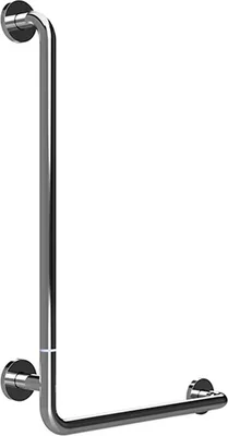 Produktbild von BELP Steckbarer Duschgriff links Edelstahl poliert mit Abdeckung 110x630x890 mm, 120 kg Traglast für Bad & WC >> zum Bohren