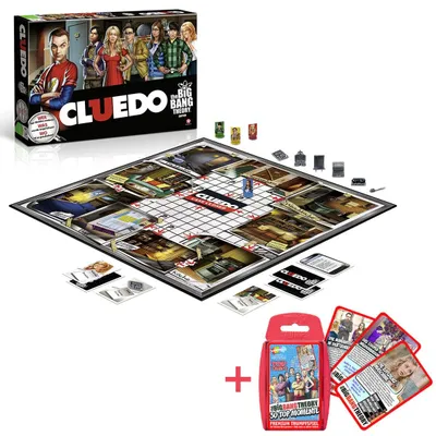 Produktbild von Cluedo The Big Bang Theory und Top Trumps The Big Bang Theory