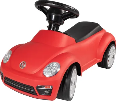 Produktbild von VW Beetle Rutschfahrzeug rot mit Hupe, VW lizenziertes Kinderfahrzeug ab 1 Jahr