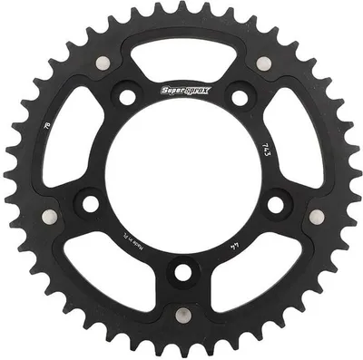 Obrázok produktu pre Stealth-Kettenrad Supersprox 520 - 44Z (schwarz) RST-743:44-BLK|ID 100.0 LK 124.0 5-Loch