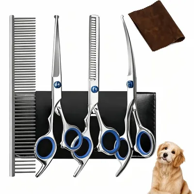 Imagen del producto de Juego profesional de tijeras para peluquería canina