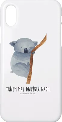 Produktbild von Mr. & Mrs. Panda Iphone 10 Handyhülle Koalabär - Weiß - Geschenk, Lustige Sprüche, Traumland, Handycover, Handy Case, Traum, Koala, X, Schlafzimmer, schlafen