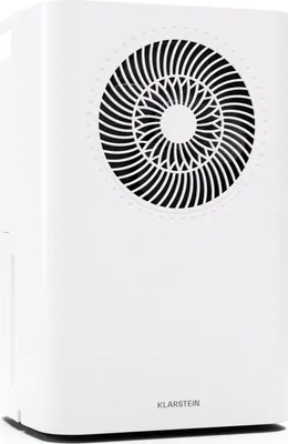Obrázek produktu pro Klarstein CircleDry 16L Smart odvlhčovač vzduchu, ovládání přes WLAN aplikaci, tichý 38 dB, 24-hodinový časovač, nepřetržité odvodňování, regulace vlhkosti, přenosný pro obytné a kancelářské prostory do 32 m²