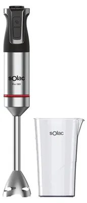 Zdjęcie produktu dla Solac Pro 1501, Blender immersyjny, Rozgniatacz do lodu, 1500 W, Czarny, Stal nierdzewna