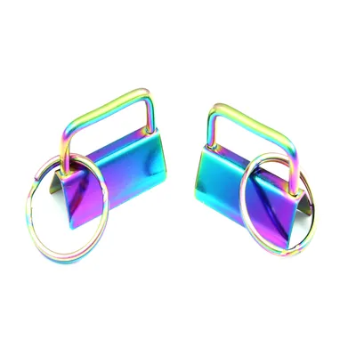 Produktbild von 10 Schlüsselband Rohling 30mm Rainbow Schlüsselanhänger Rohling Lanyard Lanyards
