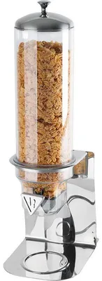 Produktbild von Cerealienspender Edelstahl & Polycarbonat 4L – Müslispender für Cornflakes & Müsli
