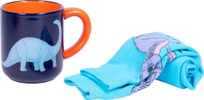 Produktbild von Dinosaurier Kaffeebecher mit Socken