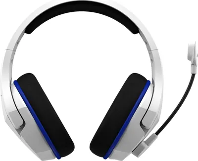 Image de HyperX Cloud Stinger Core - Wireless Gaming Headset (White-Blue) - PS5-PS4 Arceau Jouer Bleu, Blanc