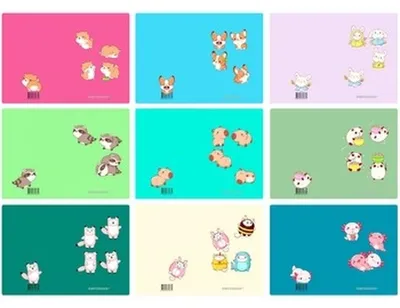 Zdjęcie produktu dla Zeszyt A5 32 kartki w kratkę Kawaii