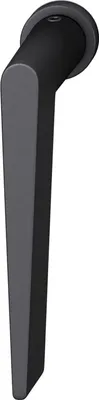 Produktbild von FSB Fenstergriff - Fenstersteckgriff 34 1005 minimalistische runde Rosette, Aluminium schwarz matt