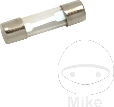 Image de Fusible en verre JMP 25mm 10A 5 pièces
