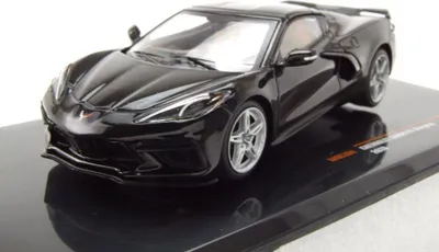 Produktbild von Ixo Models MOC304 Chevrolet Corvette C8 2020 schwarz 1:43