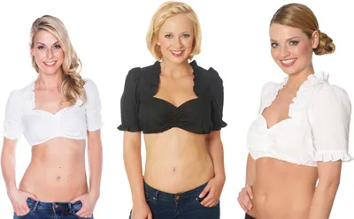 Produktbild von Dirndlbluse Classico 42940-1 weiß 34