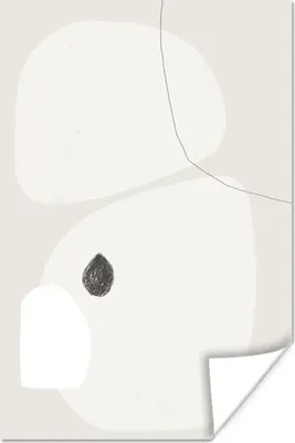 Produktbild von MuchoWow® Poster Pastell - Minimalismus - Gestaltung 40x60 cm - Plakate für die Wand - Poster Babyzimmer