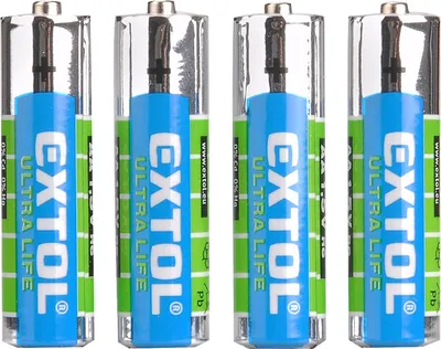 Produktbild von EXTOL LIGHT Batterien Zinkchlorid, 4 Stck, 1,5V AAA (LR03)