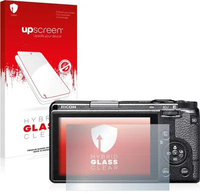 Produktbild von upscreen Schutzglas für Ricoh GR IIIx / IIIx HDF Schutzfolie Panzer Folie Glas Display Schutz klar