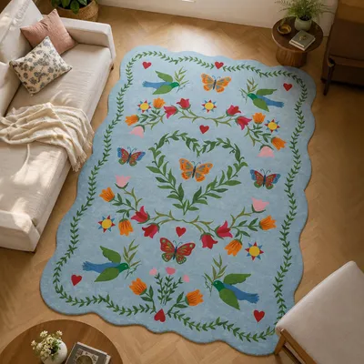 Obrázok produktu pre Conceptum, koberec, 100x300 cm, modrá, 100% polyester, protišmykový, možné prať v práčke