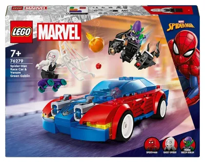 Immagine prodotto di LEGO Marvel Auto da corsa Spider-Man e Goblin Verde Venom - 76279