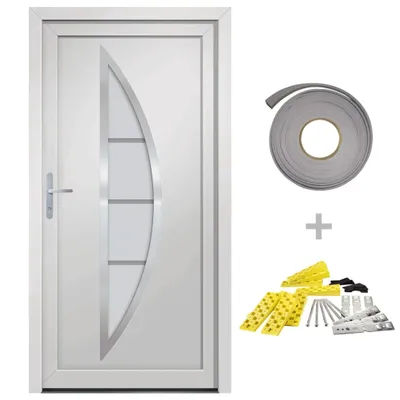 Obrázek produktu pro vchodové dveře vidaXL bílé 88x200 cm PVC