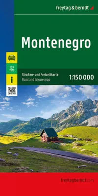 Produktbild von freytag & berndt Straßenkarte Montenegro 1:150.000