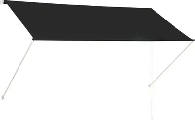 Image de vidaXL Store rétractable 250×150 cm Anthracite