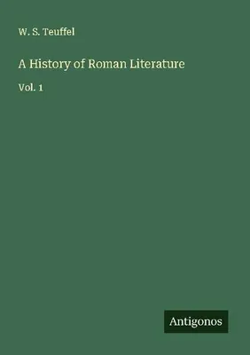 Produktbild von A History of Roman Literature