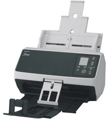 Produktbild von Ricoh fi-8190, 216 x 355,6 mm, 600 x 600 DPI, 90 Seiten pro Minute, Graustufen, Monochrom, ADF + Scanner mit manueller Zuführung, Schwarz, Grau