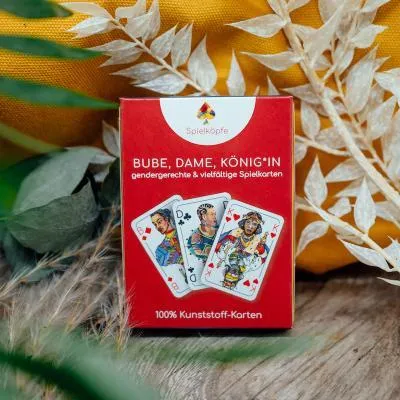 Produktbild von Gendergerechtes Kartendeck (100% Kunststoffkarten): gendergerecht, vielfältig, langlebig