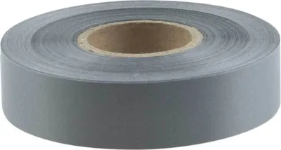 100m Reflexband zum Annähen Reflektorband reflektierend grau 40 mm