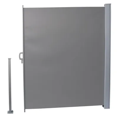 Produktbild von Grindi - Terasse Markise Windschutz Trennwand 160x300 Grau - Mistral