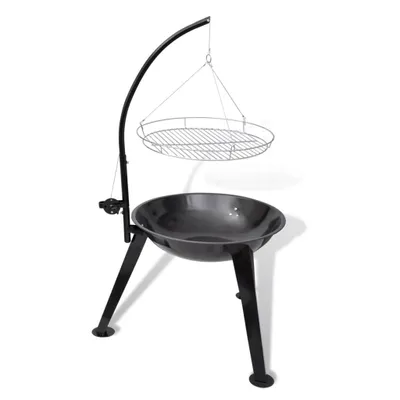 Image de BBQ Grill Barbecue pivotant Barbecue à charbon Barbecue à charbon de bois