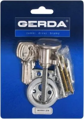 Produktbild von Profilzylinder Gerda E1 Nickel Satin 3 Schlüssel Blister